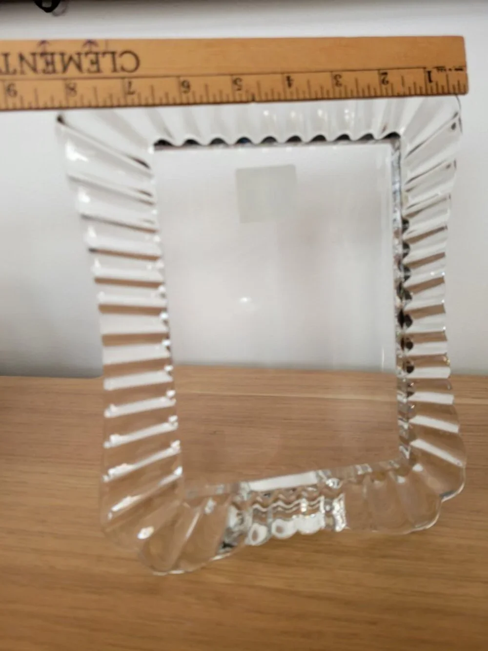 Waterford Marquis Easton Crystal Picture Frame 5 x 7 - Made in Germany - Vintage